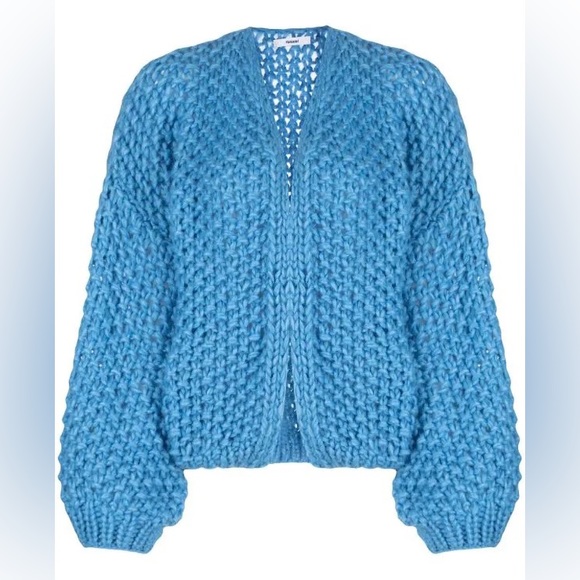 (S/M)Maiami Big Bomber tricot-knit cardigan - Picture 5 of 11